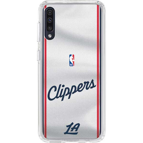 NBA Los Angeles Clippers Team Jersey Galaxy A50 Clear Case